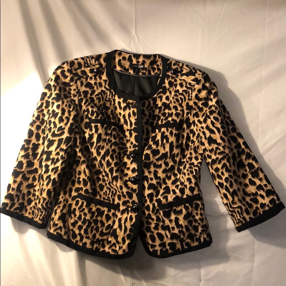 East 5th Leopard Print Blazer